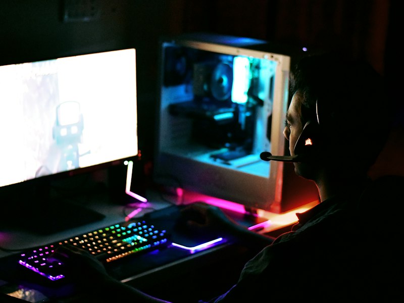 Controller and pastel arcade setup